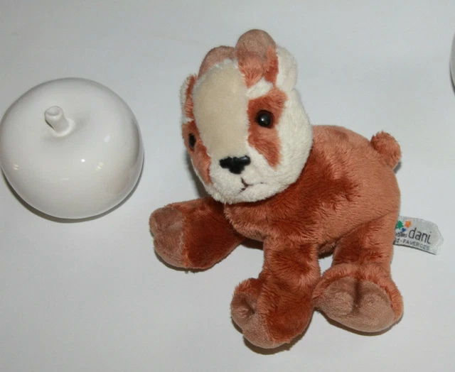 Doudou  Peluche  Creations Dani Chamois Marron 16 Cm