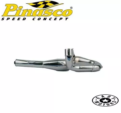 25560825 Pot D'Échappement Silencieux PINASCO Racing Chrome Vespa Px - Pe 200