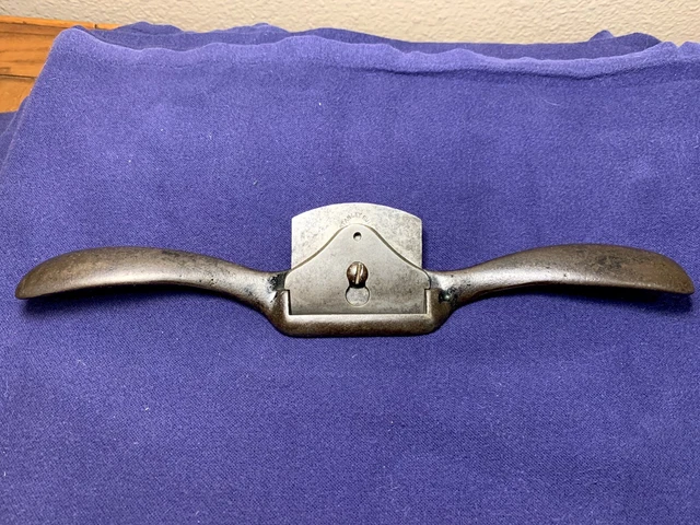 Antique Vintage Stanley Rule Blade Spoke Shave Draw Knife