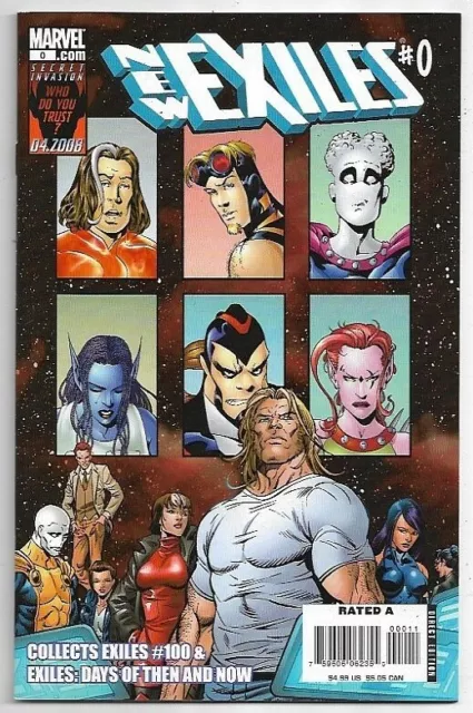 New Exiles #0 FN/VFN (2008) Marvel Comics