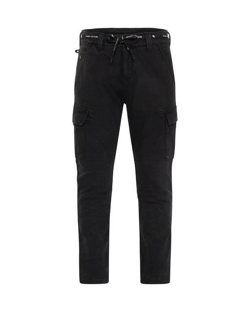 Riding Culture Cargo Pantaloni Motociclista Uomo (Nero) TG: W31/L32