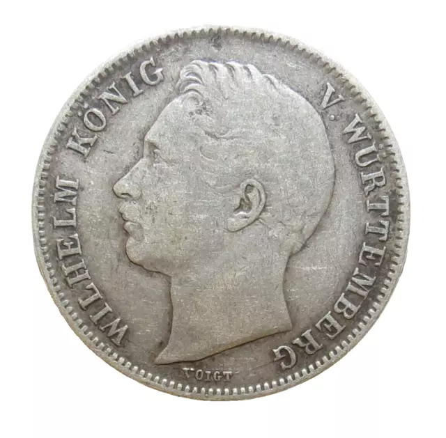 ALLEMAGNE GERMANY Württemberg - 1/2 Gulden 1839 - Wilhelm I., 1816-1864