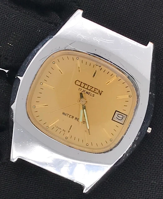 CITIZEN 162145 VINTAGE Montre Cal. 2510 Main Manuel 35,5mm Pas
