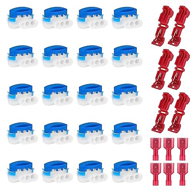 XIAOCLI 240-320PCS Connettori ad Anello termoretraibile di