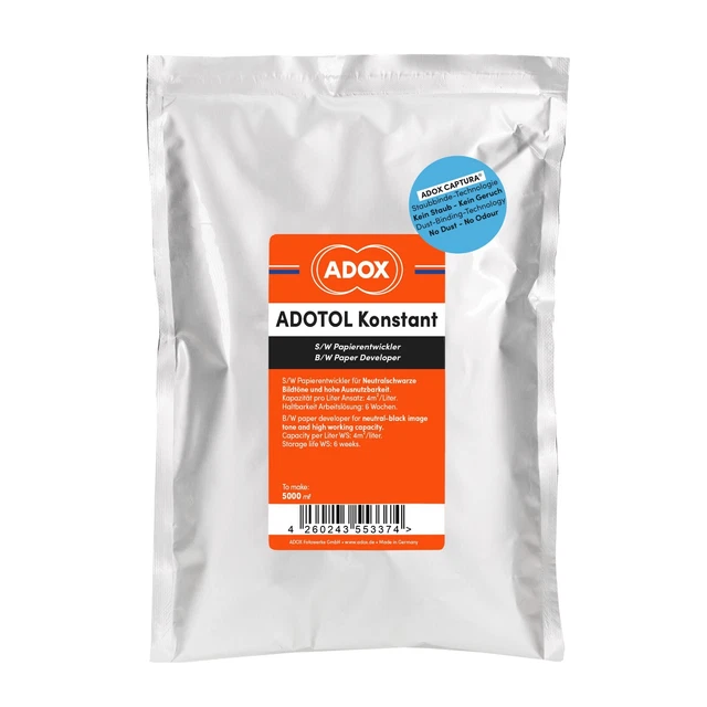 Desarrollador de papel ADOX ADOTOL Konstant II para enfoque de 5000 ml
