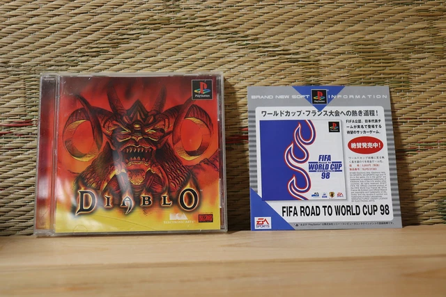 Diablo w/flyer Japan Playstation 1 PS1 Very Good Condition!