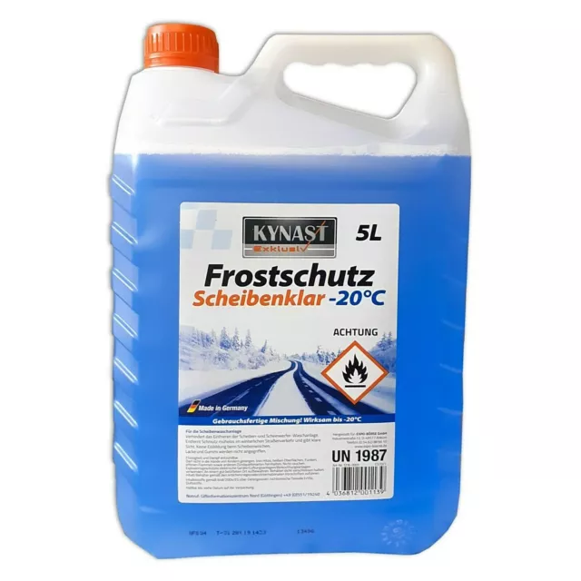 Scheiben Frostschutz Klarblick 5L gebrauchsfertig  -20°C Scheibenklar Auto