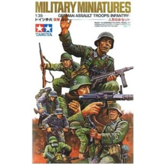 Mini Art Maquette Militaire 35377 SOLDATS ALLEMAND ASSIS SUR CHAR WWII Set2 135