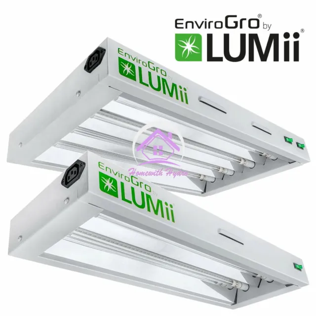 LUMii EnviroGro TLED Propagation LED Grow Tent Light Hydroponics 2 or 4 Tube