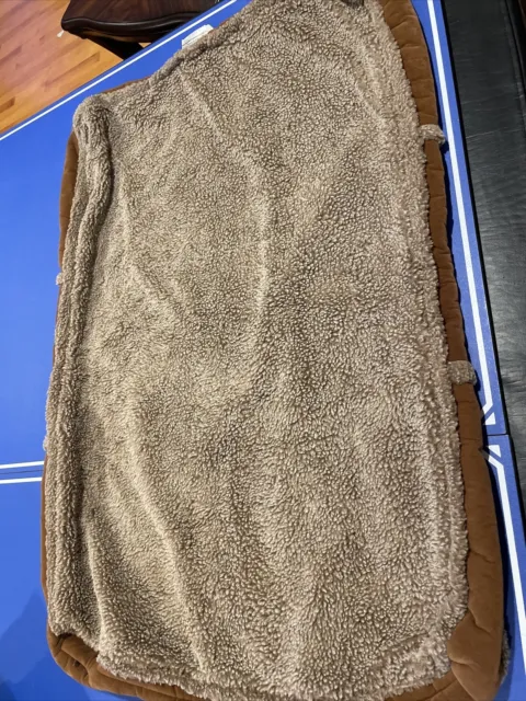 New Orvis Fleece Top Platform Dog Bed Cover only Medium  24" x 36" Acorn