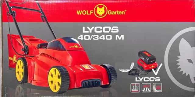 WOLF-Garten LYCOS 40/340 M Akku-Rasenmäher 5ah