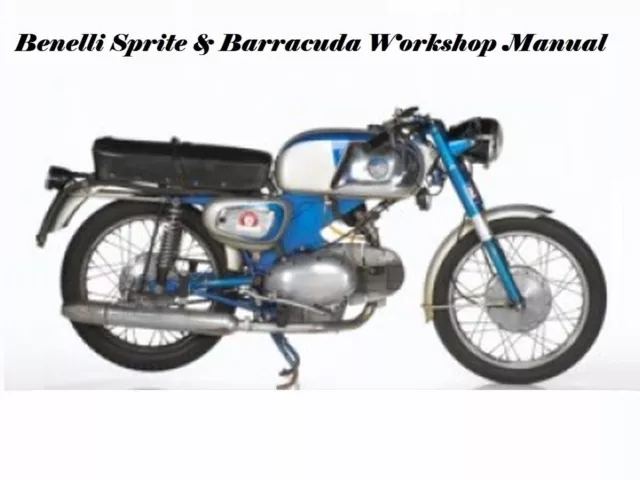 BENELLI WARDS BARRACUDA SPRITE SERVICE & PARTS MANUALs for 125 & 250 Motorcycles