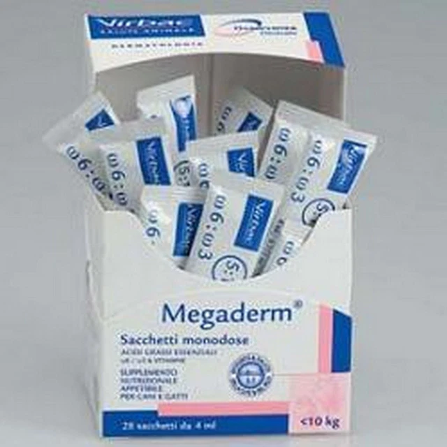 Megaderm Supplemento Cani Gatti 32 Bustine