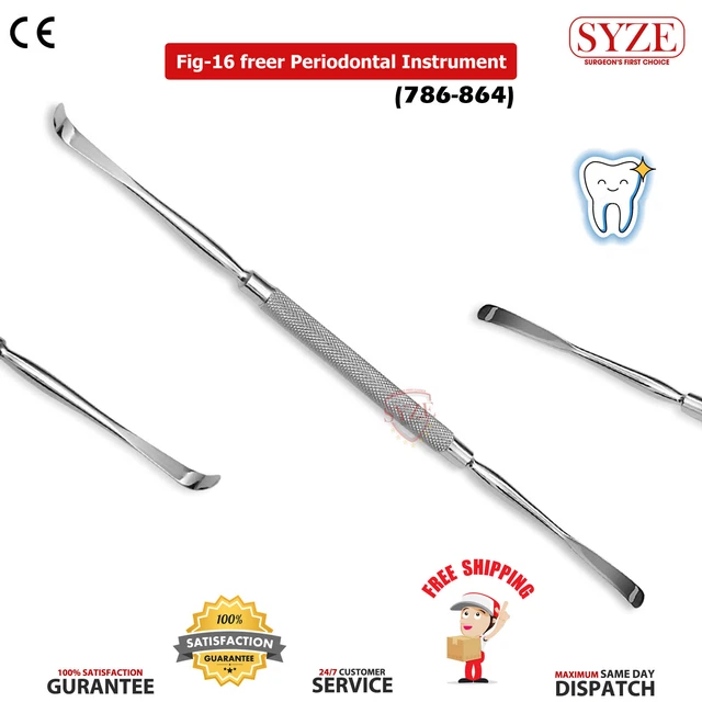 DENTAL PERIOSTEAL FREER Elevator Implant Periodontal Raspatory Septum