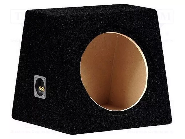 1 piece, Car loudspeaker enclosure OB.MDF.06.BK /E2UK