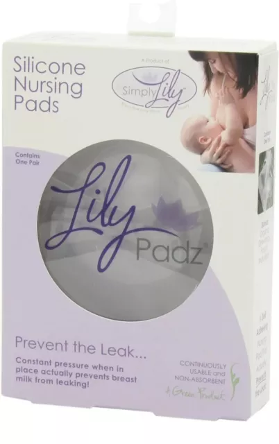 LilyPadz  Reusable Silicone Nursing Pads Single Pair Regular Size