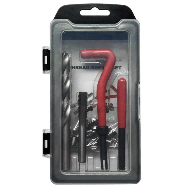 15pcs Helicoil Thread Repair Kit M10x1.0/1.25/1.5 w / Thread fil 10 insère FS2#