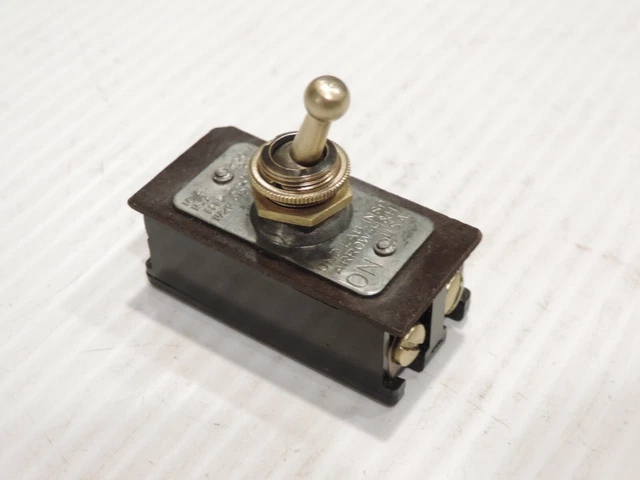 Vintage Arrow H&H 2 Position Toggle Switch 80602-192 Custom Hot Rod / Rat Rod
