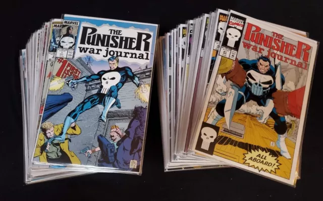 Punisher War Journal Vol 1 (1988): 1-80 Full Run Complete Keys Jim Lee Romita Jr