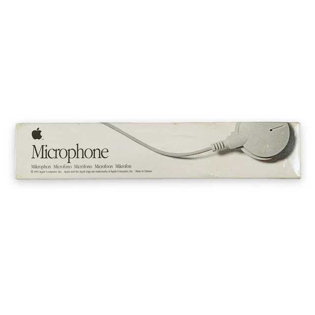 VTG 1991 Apple Microphone 699-5103-A SEALED