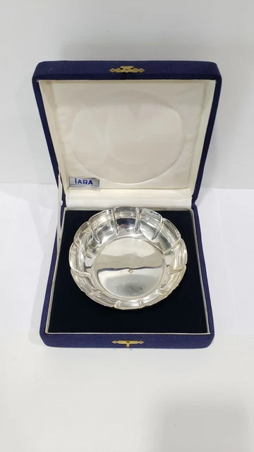 Vintage IARA 900 Silver Plata Fina Bowl w/ Case