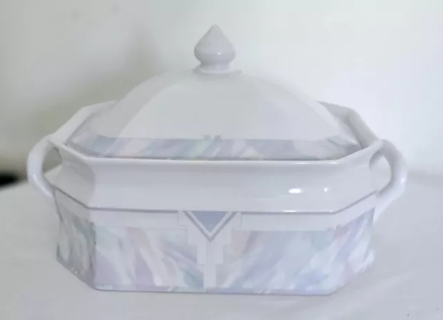 Savoir Vivre Celina Octagon Pastel 2 Qt Casserole W/ Lid Pretty!