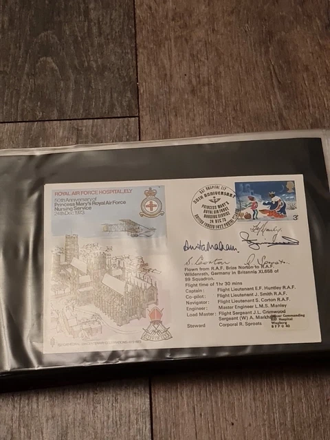 R.A.F COVERS IN ALBUM X46 Covers A Couple Signed