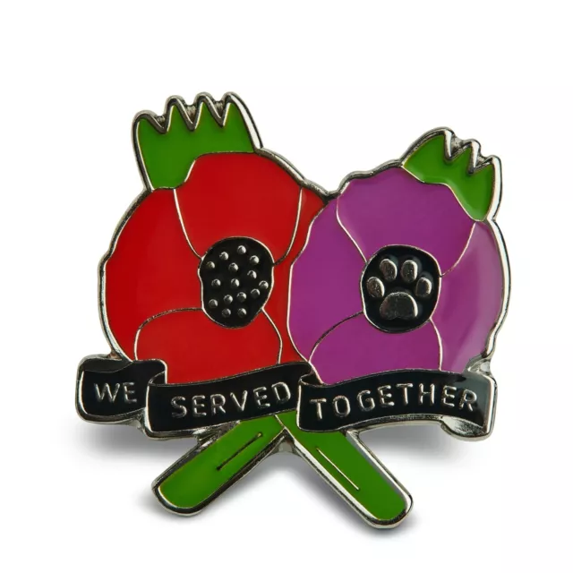 Red Poppy enamel badge 2023