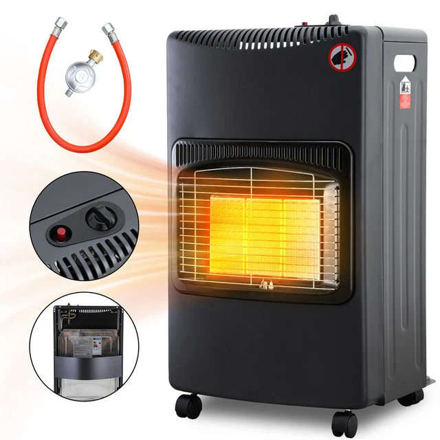 Gasheizung 4200W Heizgerät Heizstrahler Kamin Gaskamin Gasheizofen Gas-Heizofen