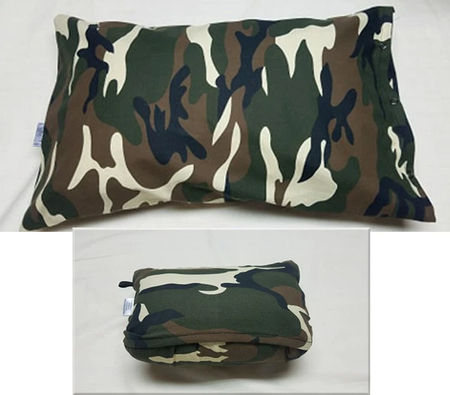 Cotton Print My  Pillow Travel  Cases- 3 Models + Roll N Go w/ Attachment Loop 3