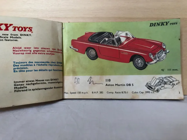 DINKY TOYS 1966 catalogue 1st edition catalogo prima edizione 1966 by Meccano 3