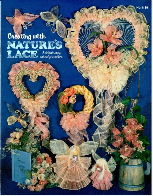 Crear Con Nature's Encaje Coronas de Flores & Floral Decor Vintage Patrón
