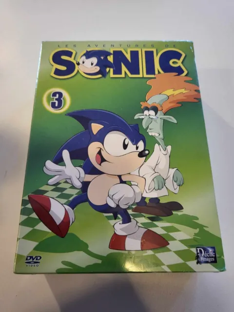 Coffret 4 DVD Les aventures de Sonic Vol.3 dvd 9-10-11-12 neuf sous blister