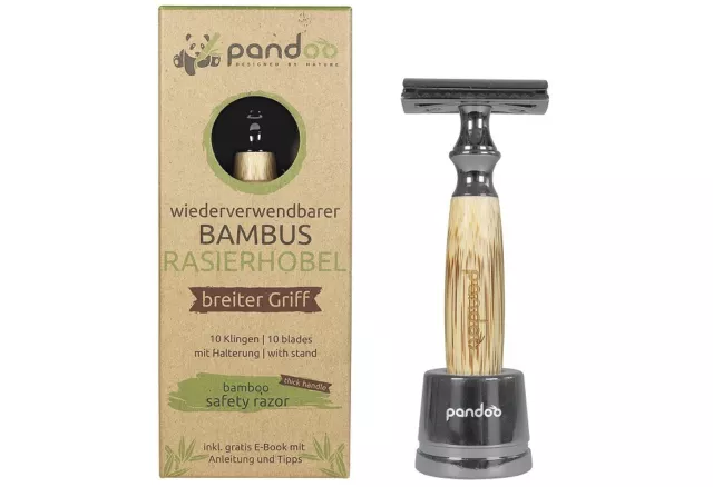 PANDOO HAUSRAT Rasierhobel mit breitem Griff