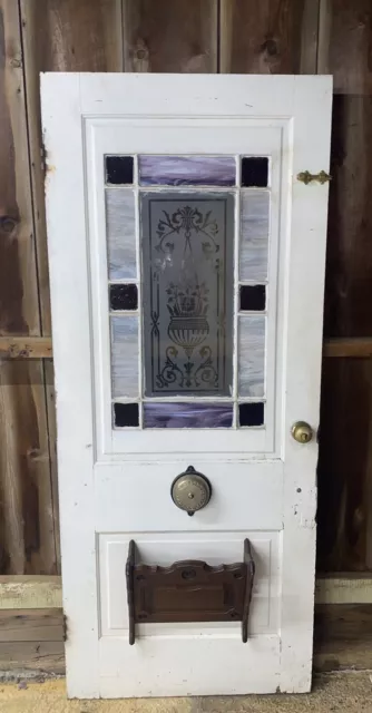 Antique Eastlake Door With Sidelights