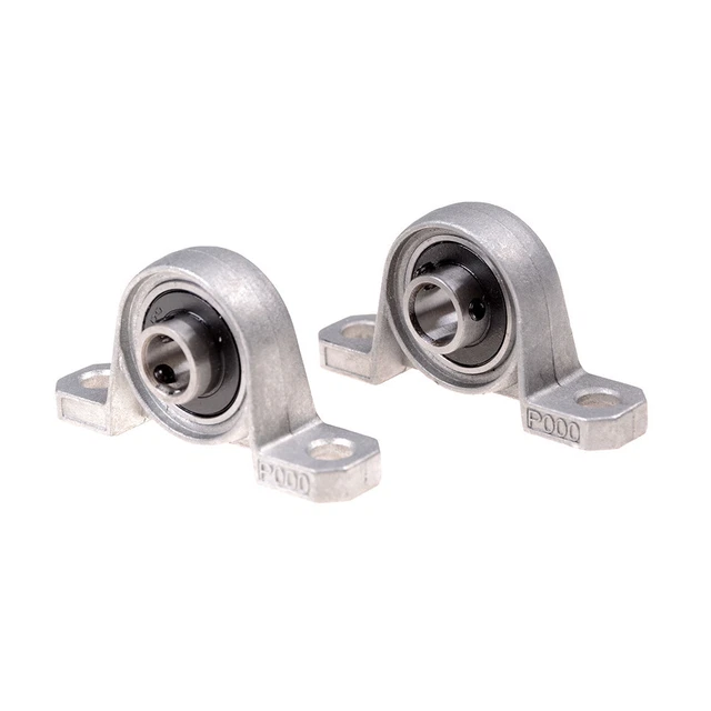 2X 10MM DIAMETER Bore Ball Bearing Pillow Block Mounted Support KP000