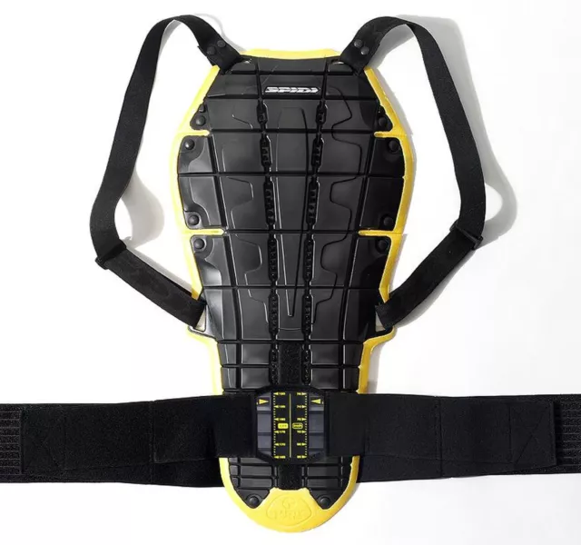 Protection Dorsale Moto Spidi Back Warrior Evo Niveau 2 Jaune