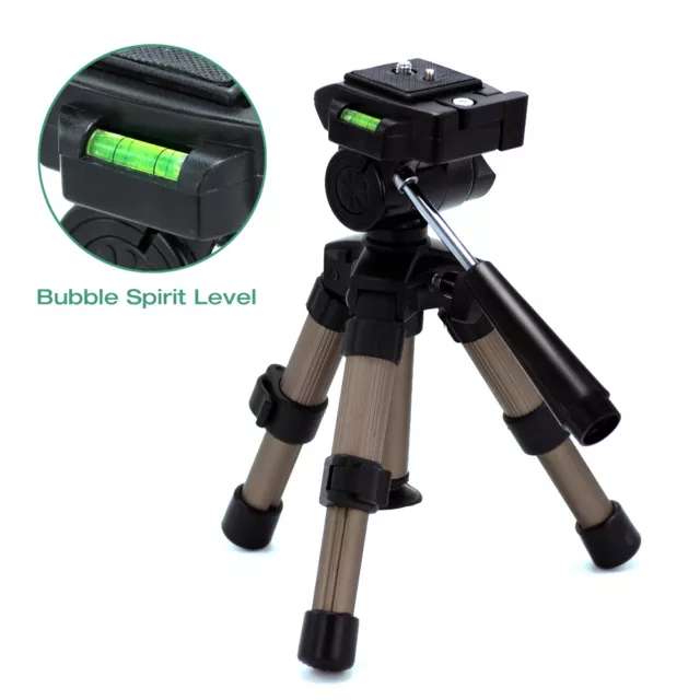 LSP Adjustable Portable Tripod 7"-11" for Camcorder and Camera Universal w/ Case