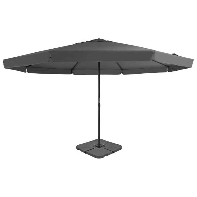 Parasol avec base portable Anthracite