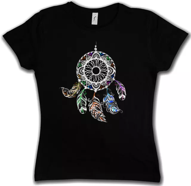 DREAMCATCHER II DAMEN T-SHIRT Traumfänger dream catcher Reservat Art Indianer