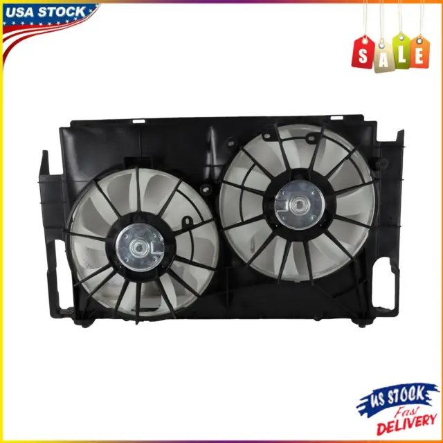 Front Radiator Condenser Cooling Fan Assembly 623290 For 2013-2019 Toyota RAV4