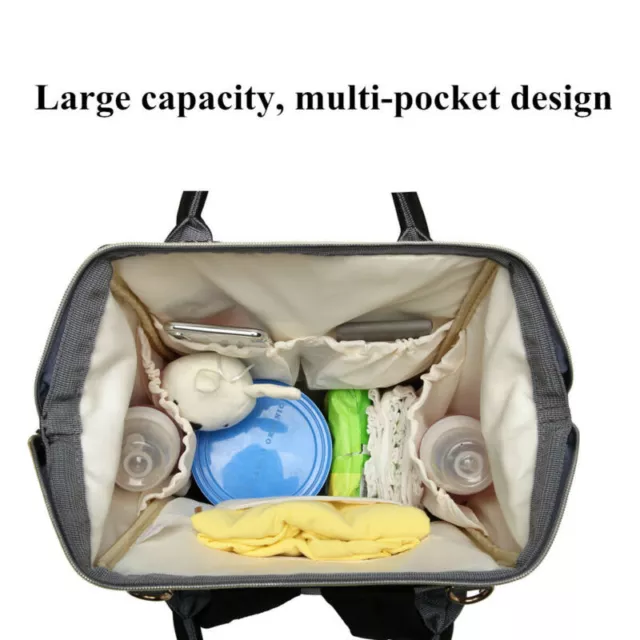 Diaper Bag Backpack Multi-Function Waterproof Baby Leopard Traveling Bags 050 7