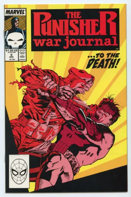 Marvel Punisher War Journal (1988) #5 Carl Potts Jim Lee VF+ 8.5