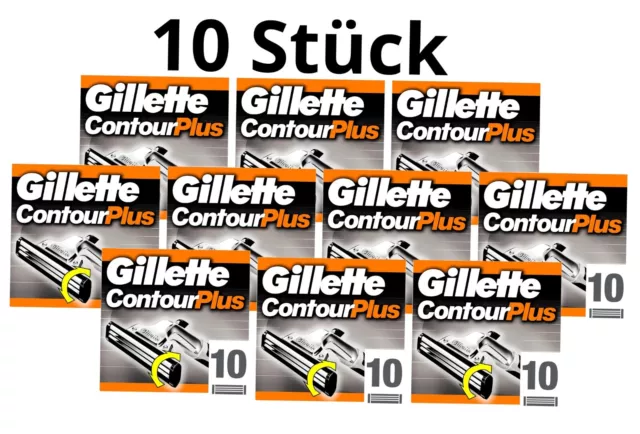 Gillette ContourPlus Rasierklingen 10x10 Ersatzklingen (100 Ersatzklingen)