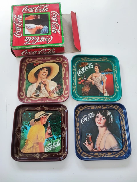 coca cola vintage Sotto Bicchieri Mini Vassoi