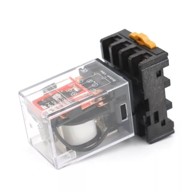 Versatile MK2PI Power Relay 10A 250V 8 Pin DPDT with PF083A Socket Base