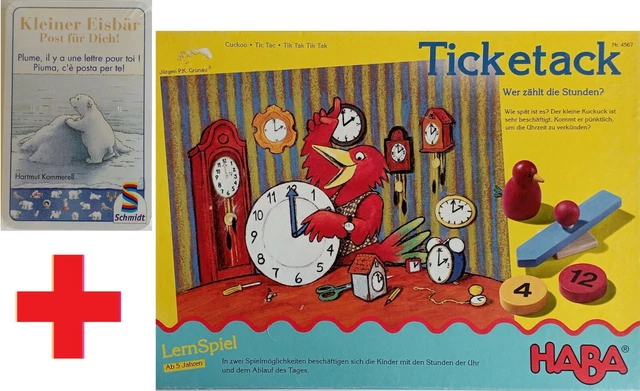 Ticketack Wer zählt die Stunden von Haba 4567 . #R26 . sehr gut + komplett