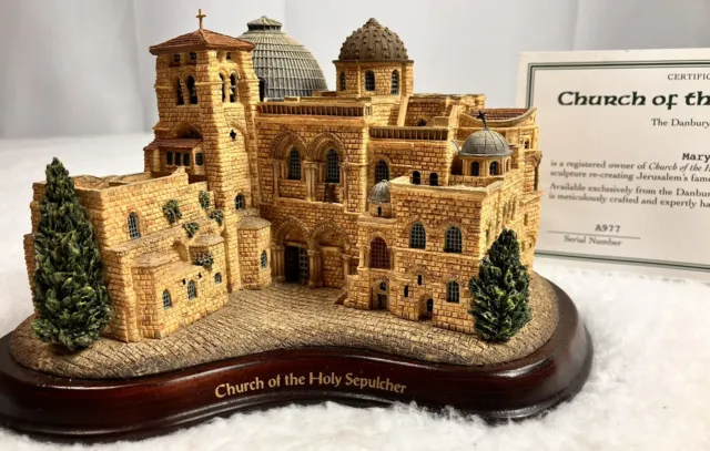 Danbury Mint Church of the Holy Sepulcher Christian Historic Jerusalem Basilica