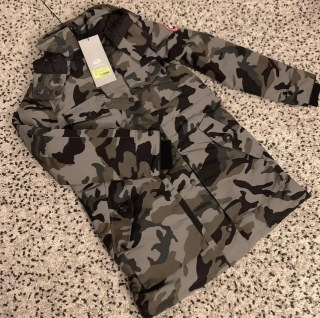CANADA GOOSE GABRIOLA Parka Camouflage Hooded Down Coat Size XS NWT ...