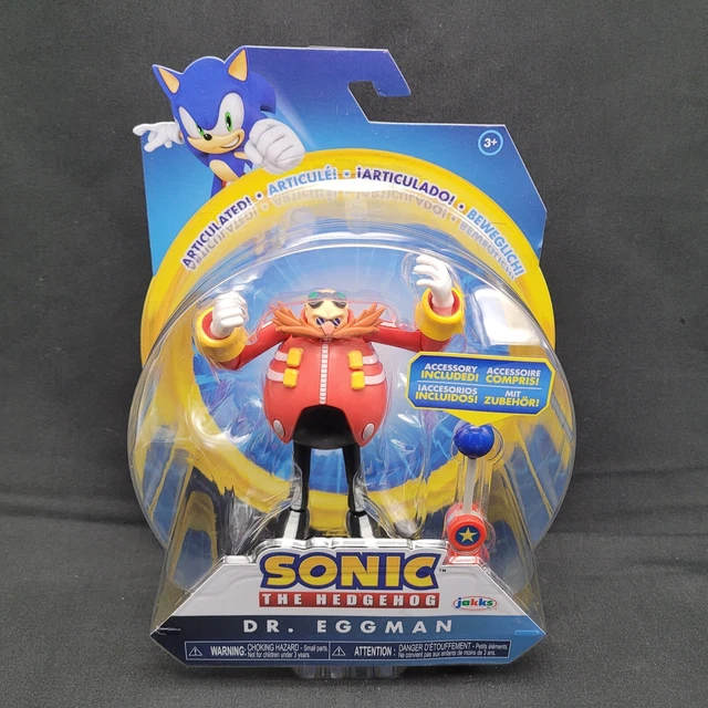 JAKKS PACIFIC SONIC The Hedgehog Dr. Eggman 4" Action Figure New MISP ...